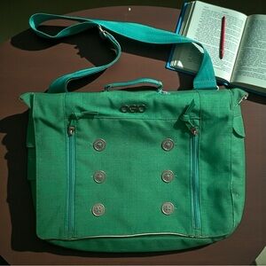 OGIO Midtown Messenger Bag – Green | Fits 15” Laptop | Work • School • Travel
